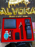 KOMBİN SET 7 PARÇA ÇELİK SAAT ALV-K 162