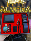 KOMBİN SET 7 PARÇA ÇELİK SAAT ALV-K 162
