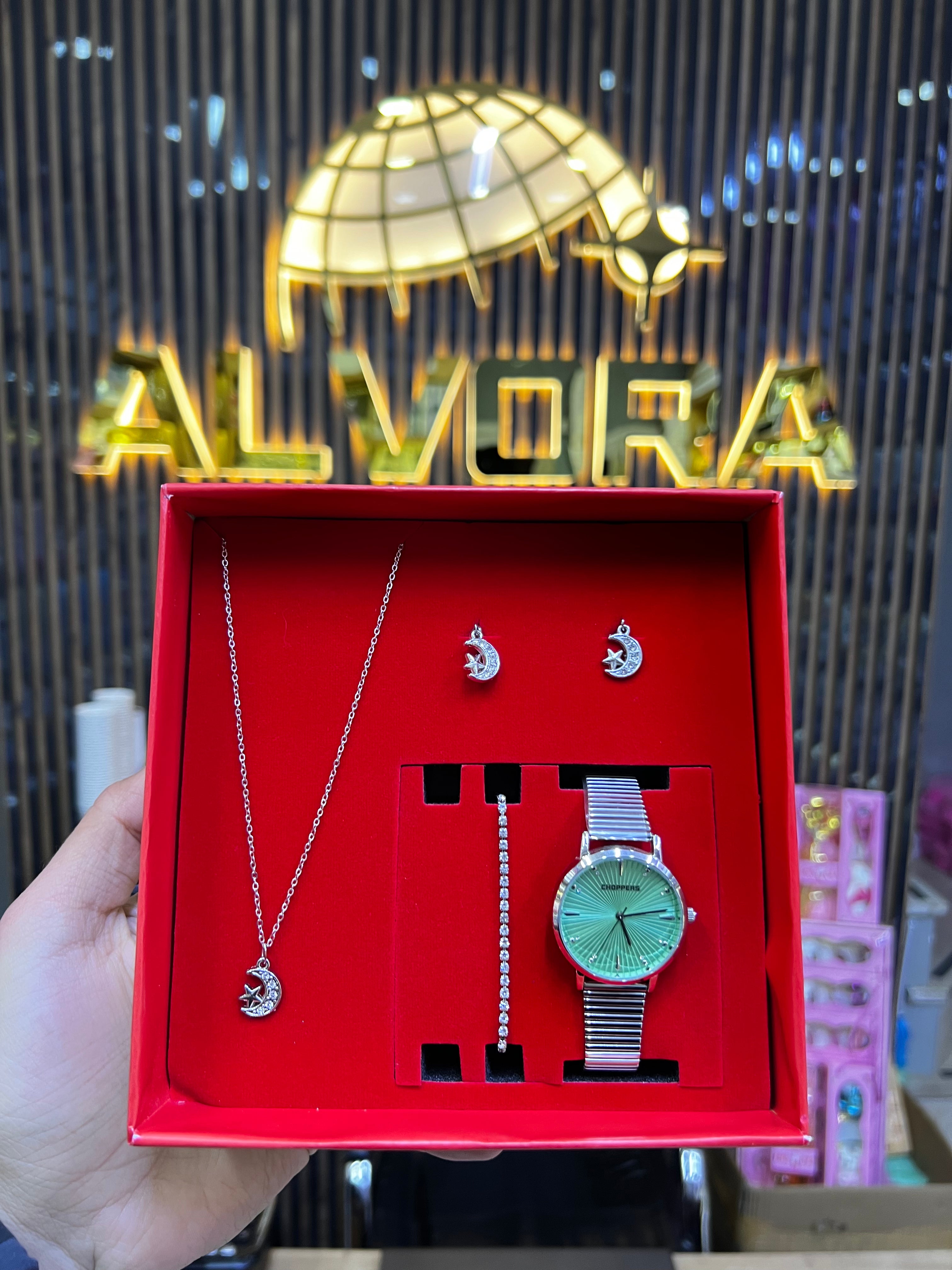 KOMBİN SET 5 PARÇA ÇELİK SAAT ALV-K 166