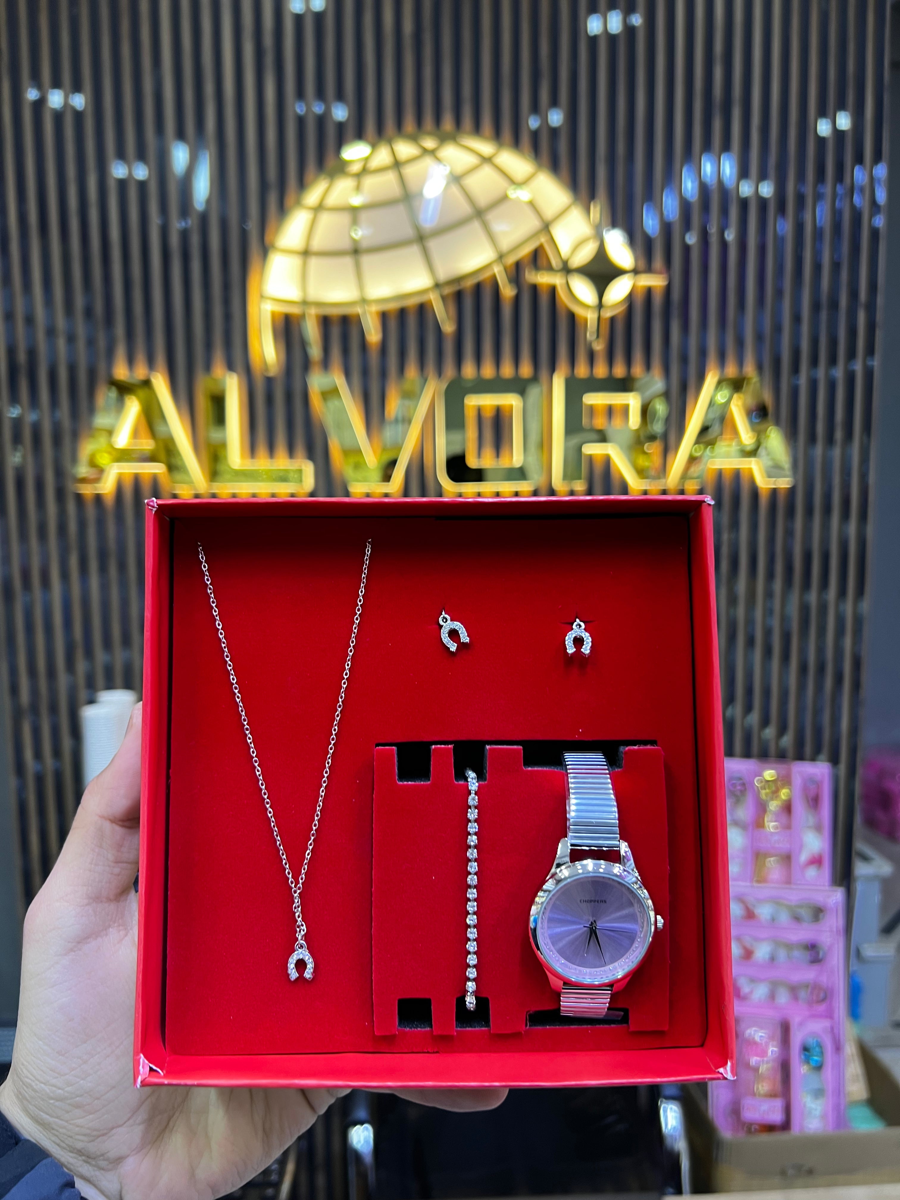 KOMBİN SET 5 PARÇA ÇELİK SAAT ALV-K 166