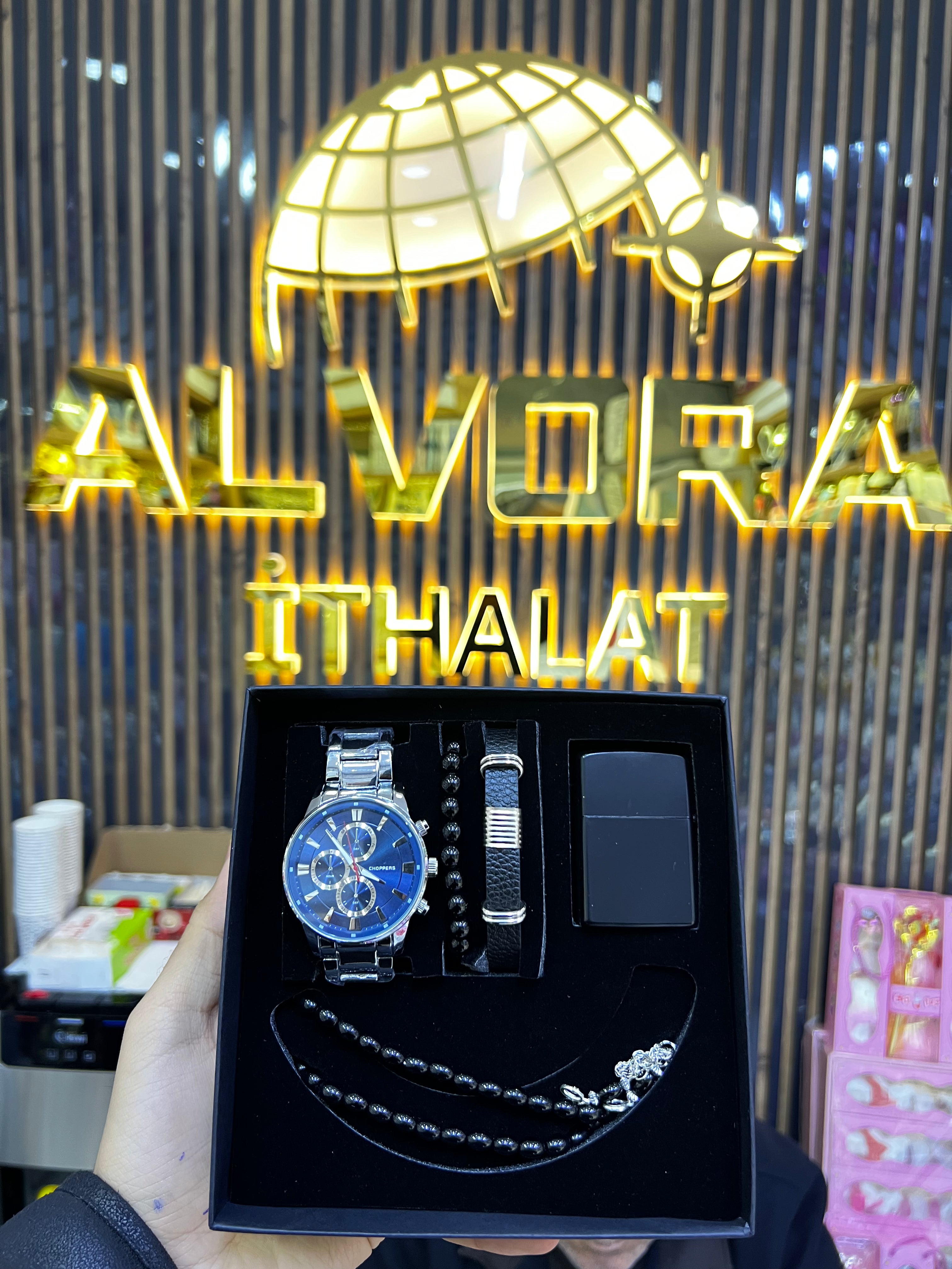 KOMBİN SET 5 PARÇA ÇELİK SAAT ALV-K 167