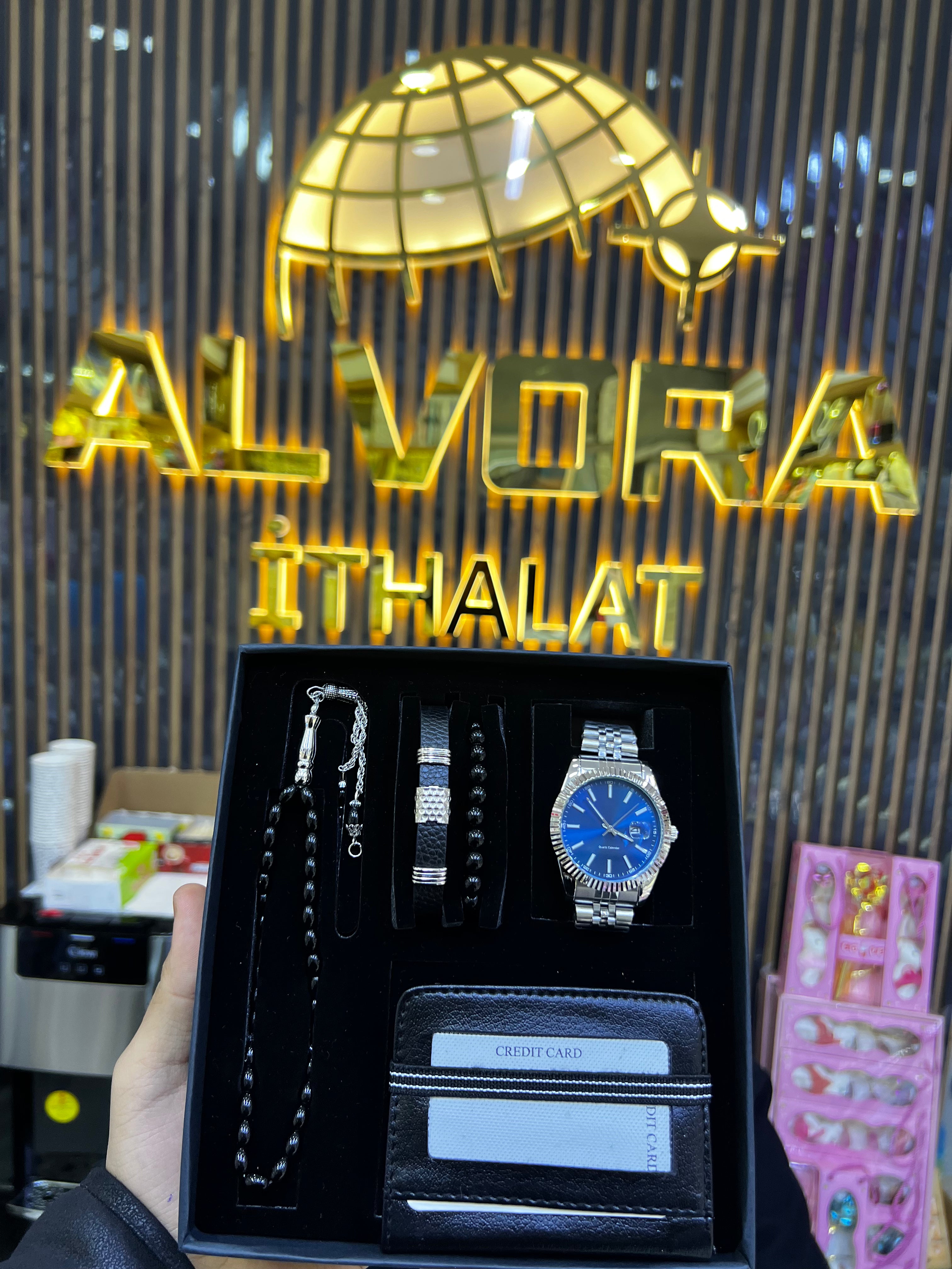 KOMBİN SET 5 PARÇA ÇELİK SAAT ALV-K 168