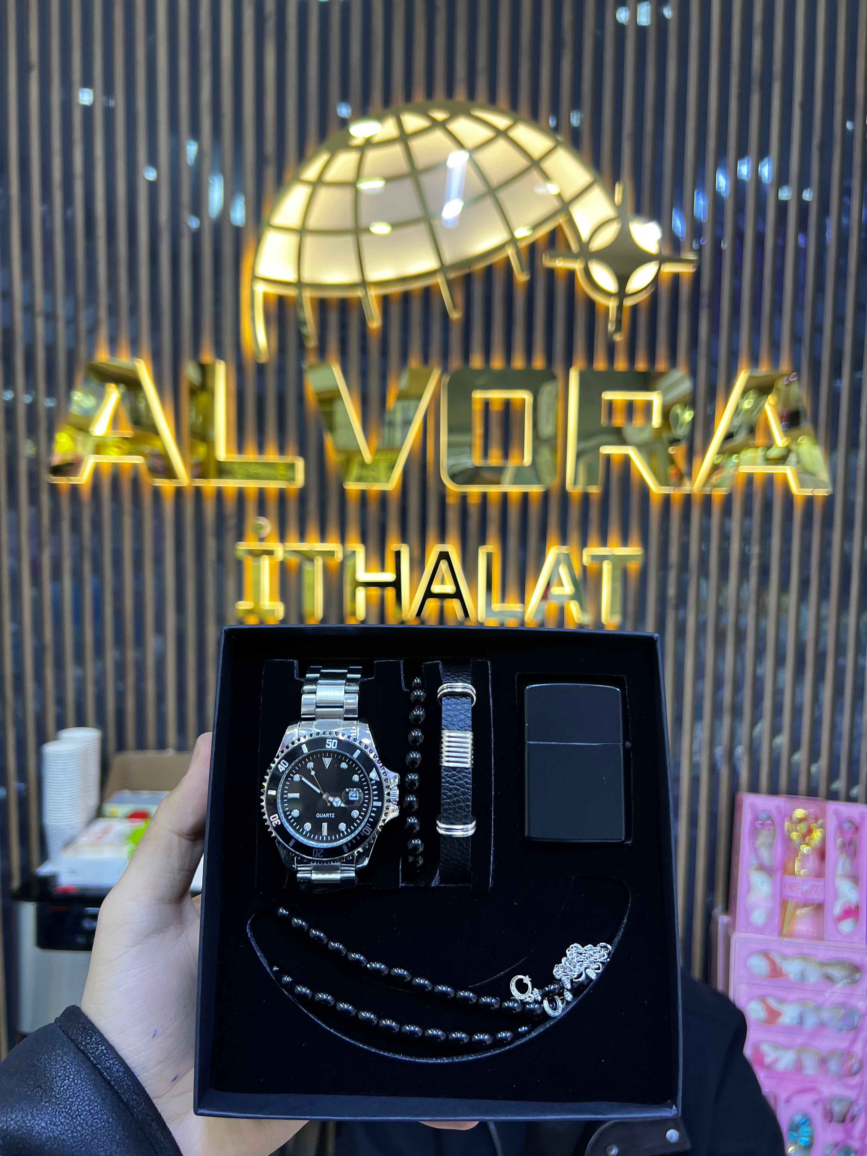 KOMBİN SET 5 PARÇA ÇELİK SAAT ALV-K 167