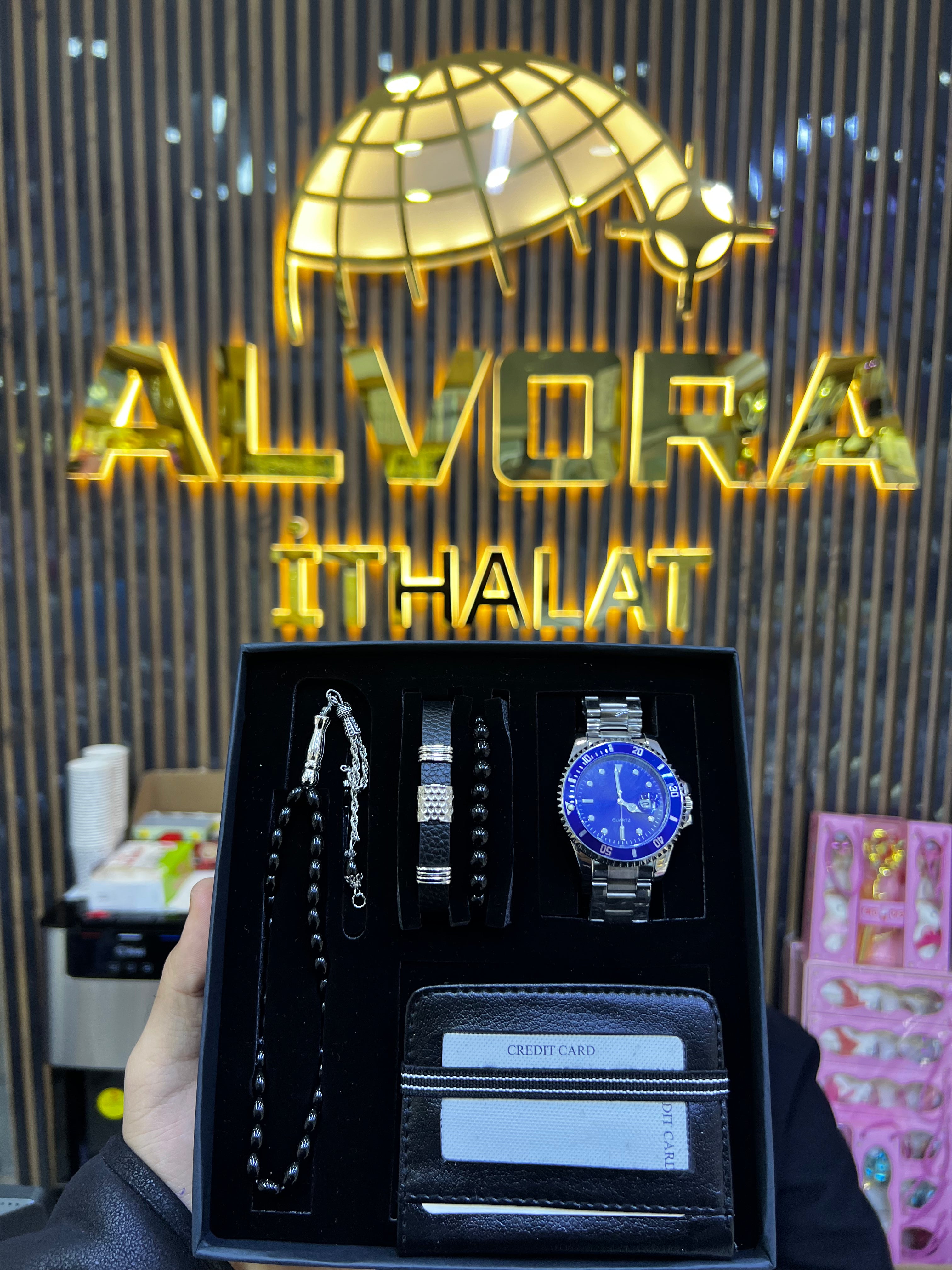 KOMBİN SET 5 PARÇA ÇELİK SAAT ALV-K 168