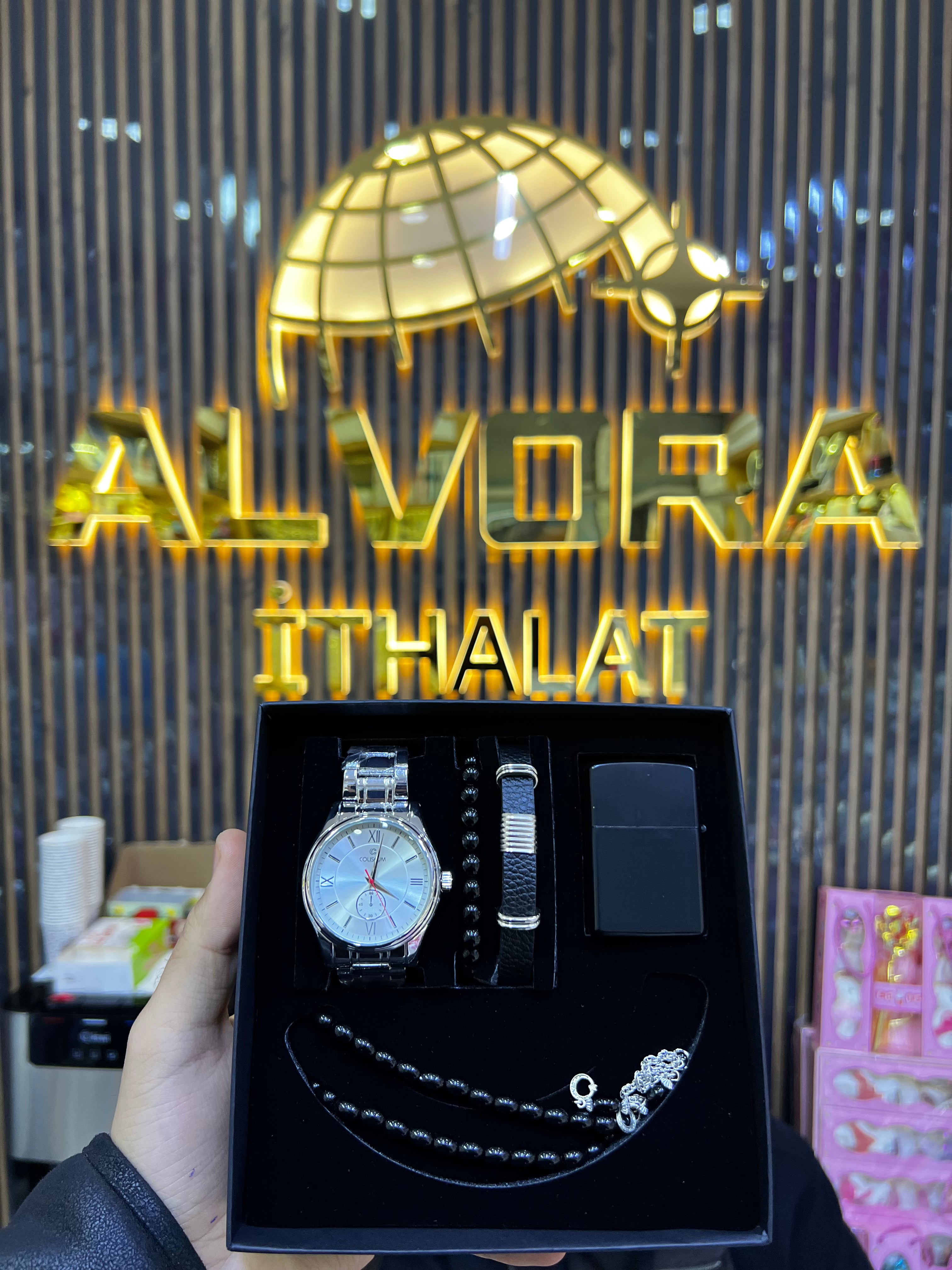 KOMBİN SET 5 PARÇA ÇELİK SAAT ALV-K 167