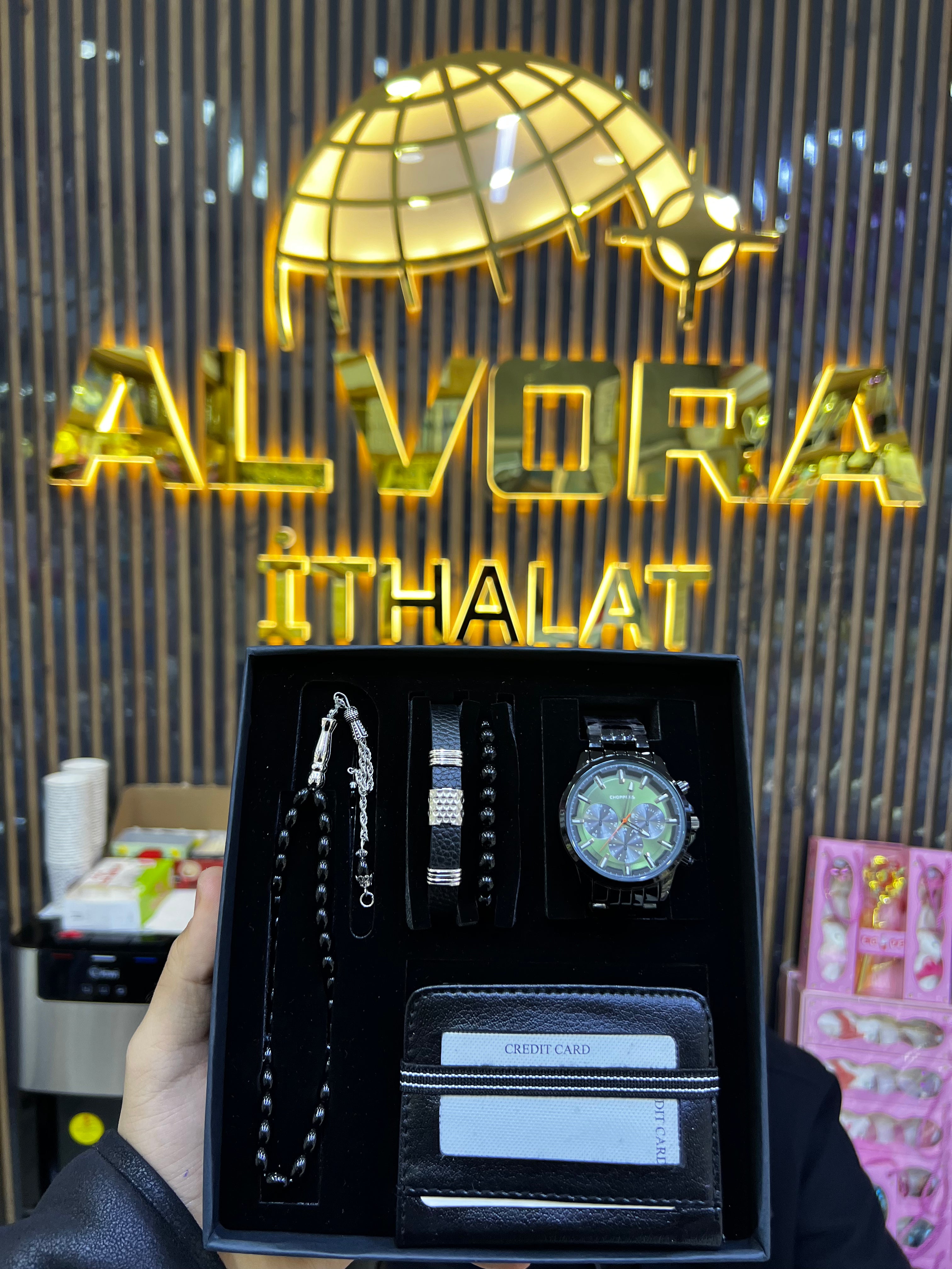 KOMBİN SET 5 PARÇA ÇELİK SAAT ALV-K 168