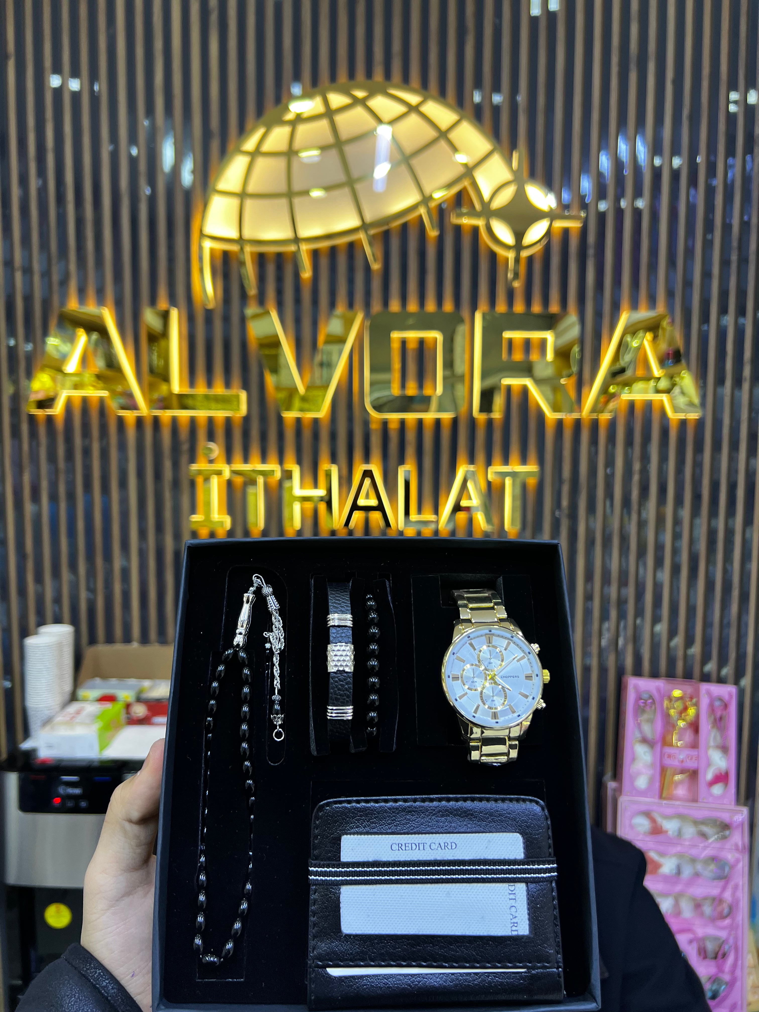 KOMBİN SET 5 PARÇA ÇELİK SAAT ALV-K 168