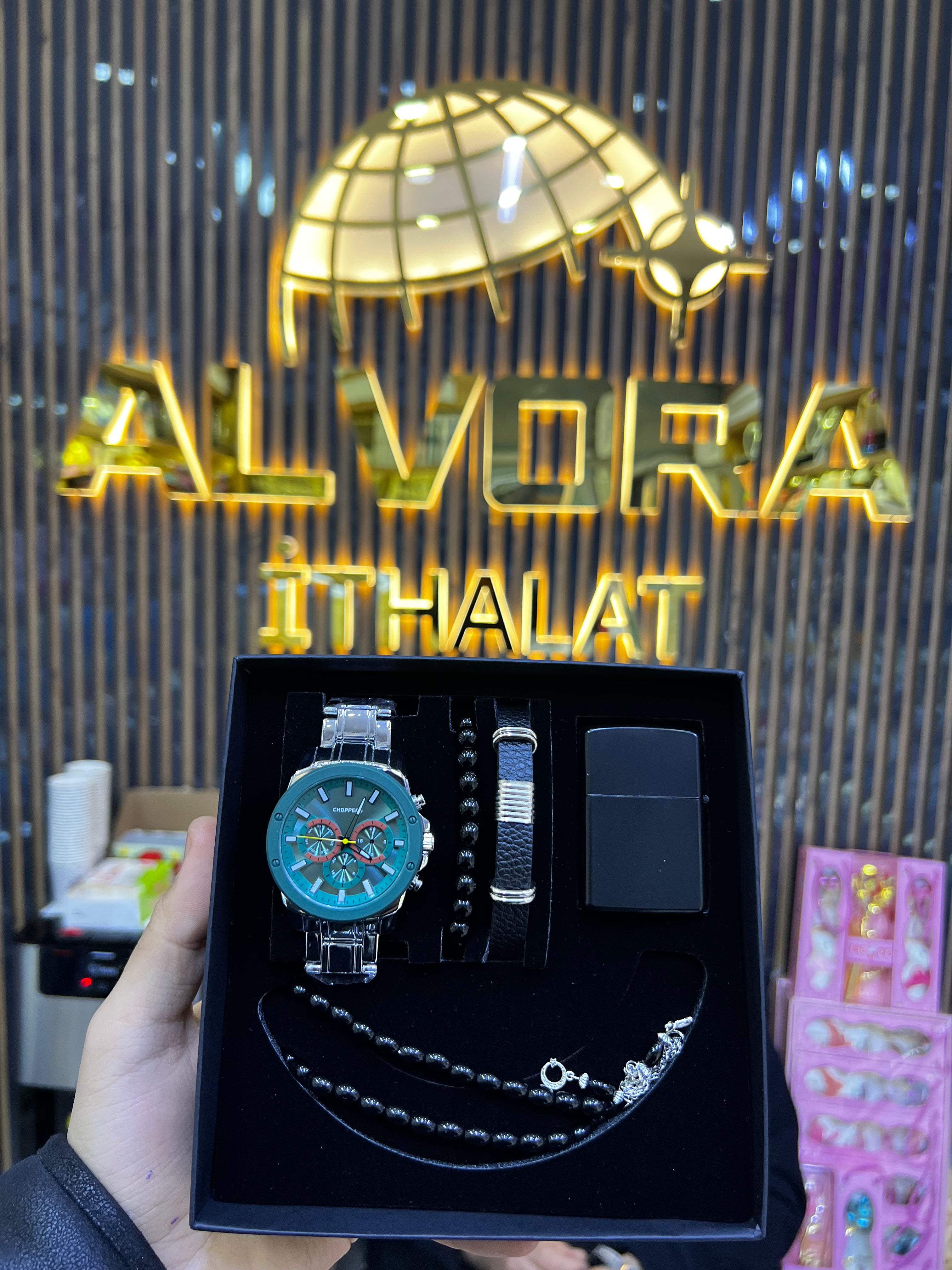 KOMBİN SET 5 PARÇA ÇELİK SAAT ALV-K 167