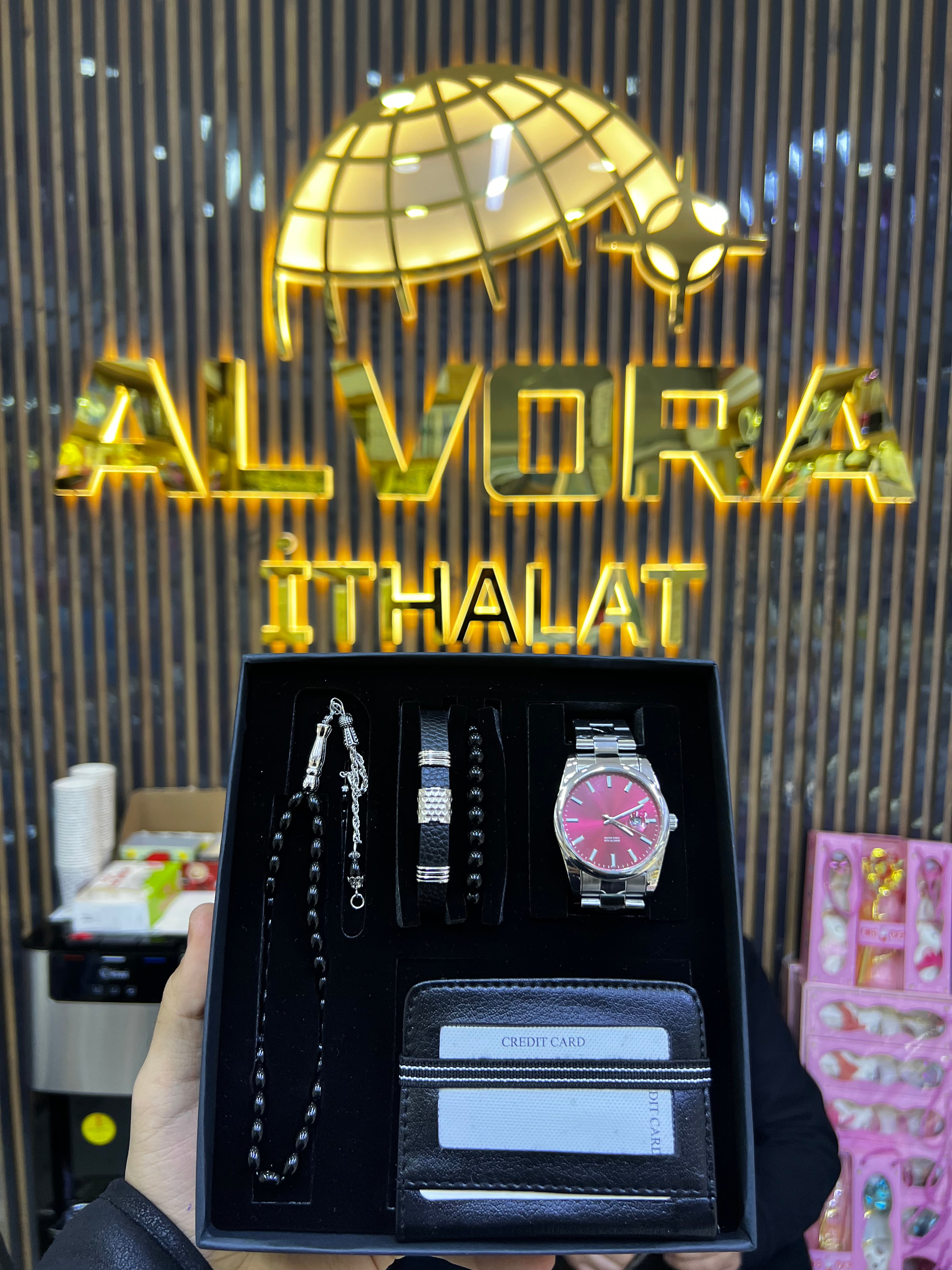 KOMBİN SET 5 PARÇA ÇELİK SAAT ALV-K 168