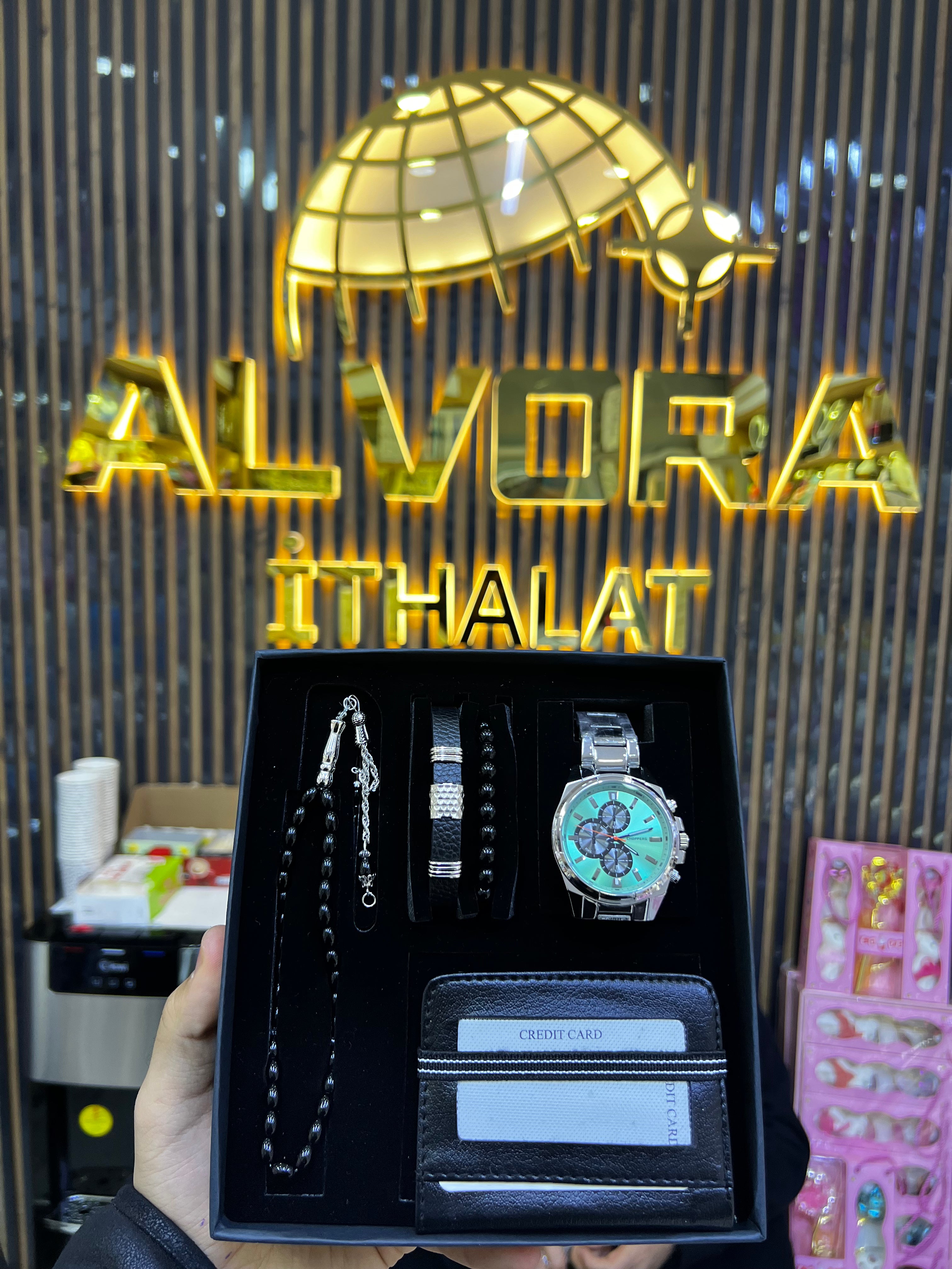 KOMBİN SET 5 PARÇA ÇELİK SAAT ALV-K 168