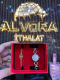 KOMBİN SET 2 PARÇA ÇELİK SAAT ALV-K 169