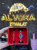 KOMBİN SET 2 PARÇA ÇELİK SAAT ALV-K 169