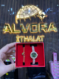 KOMBİN SET 2 PARÇA ÇELİK SAAT ALV-K 169