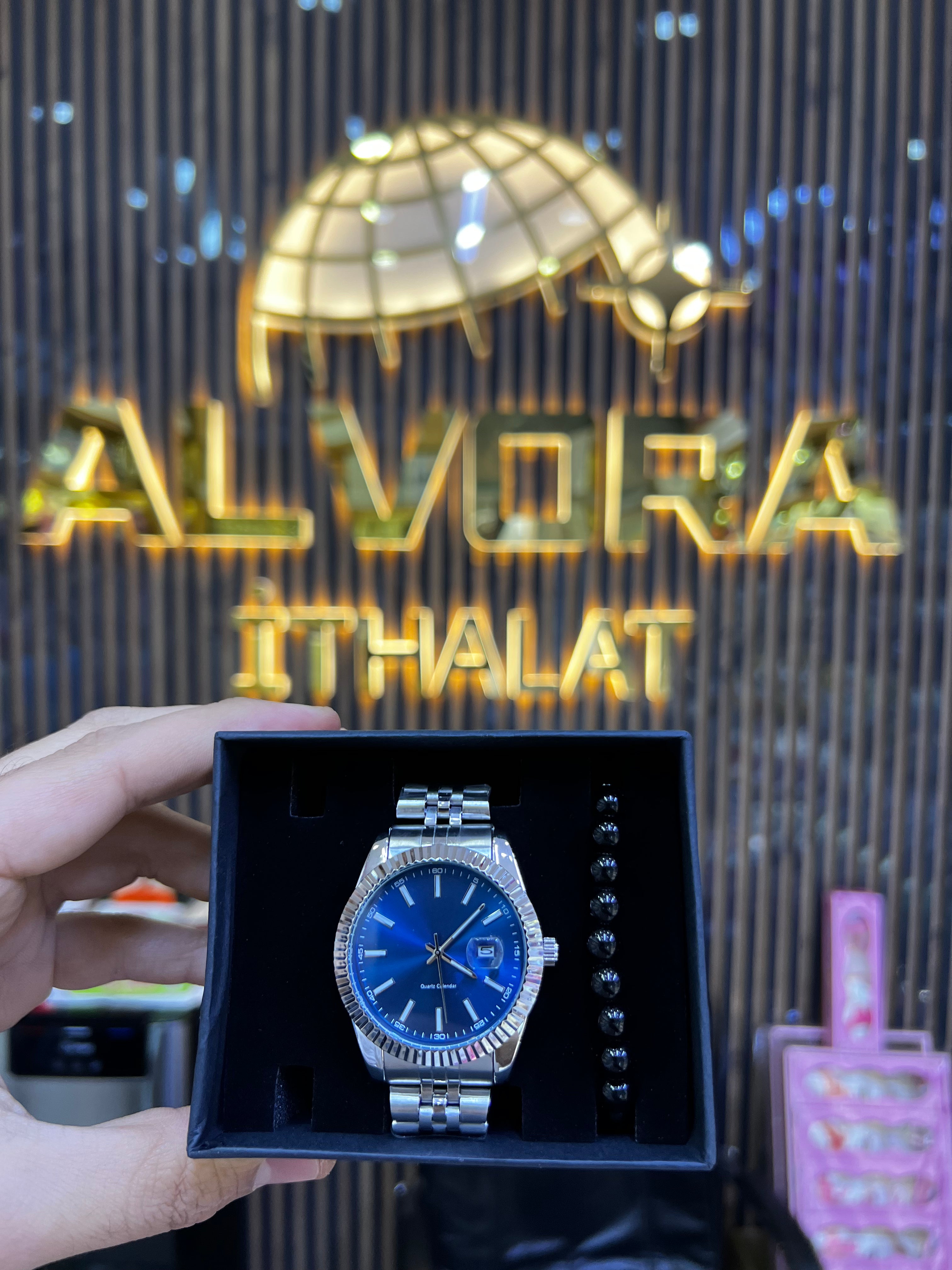 KOMBİN SET 2 PARÇA ÇELİK SAAT ALV-K 171