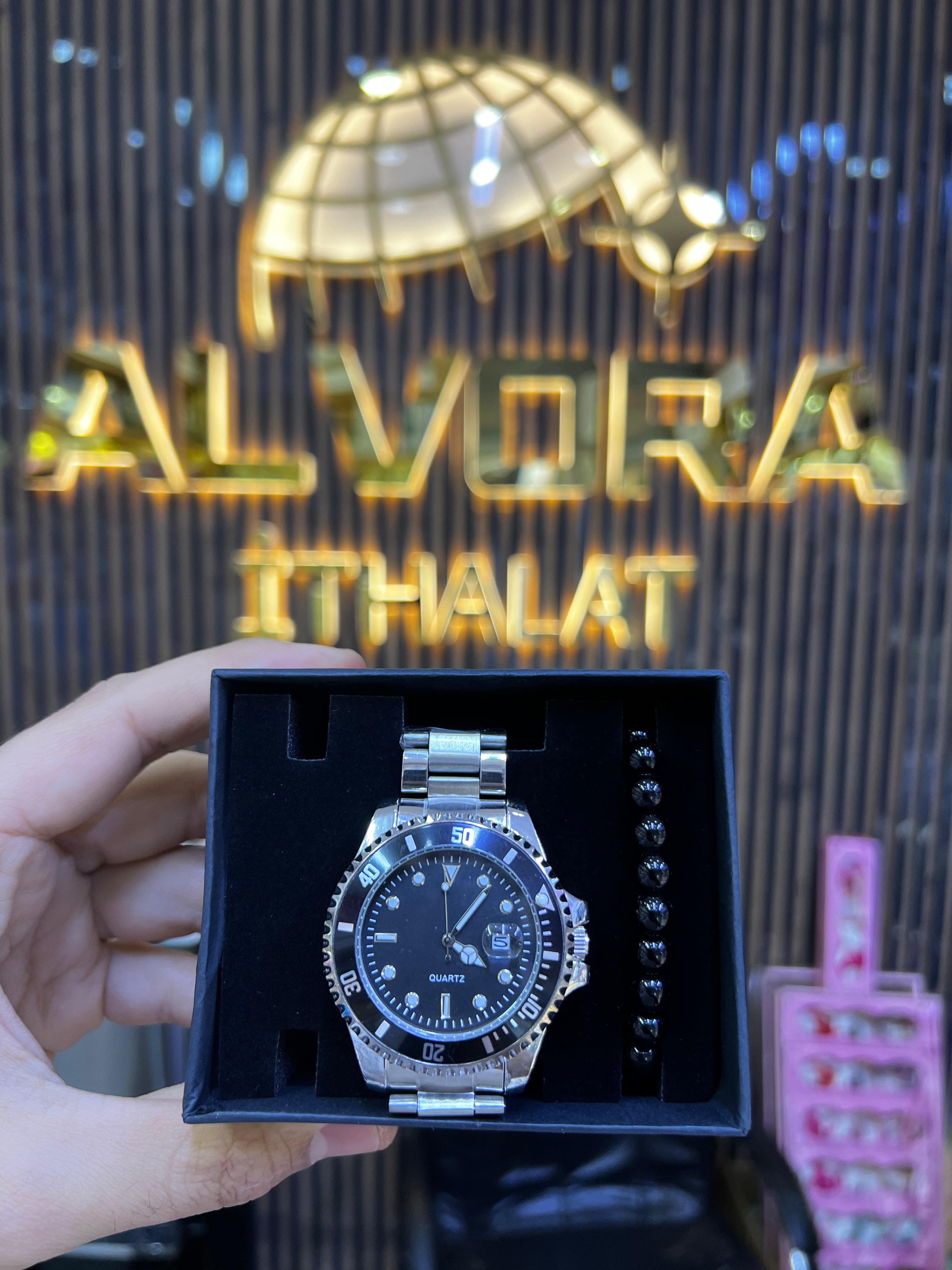 KOMBİN SET 2 PARÇA ÇELİK SAAT ALV-K 171