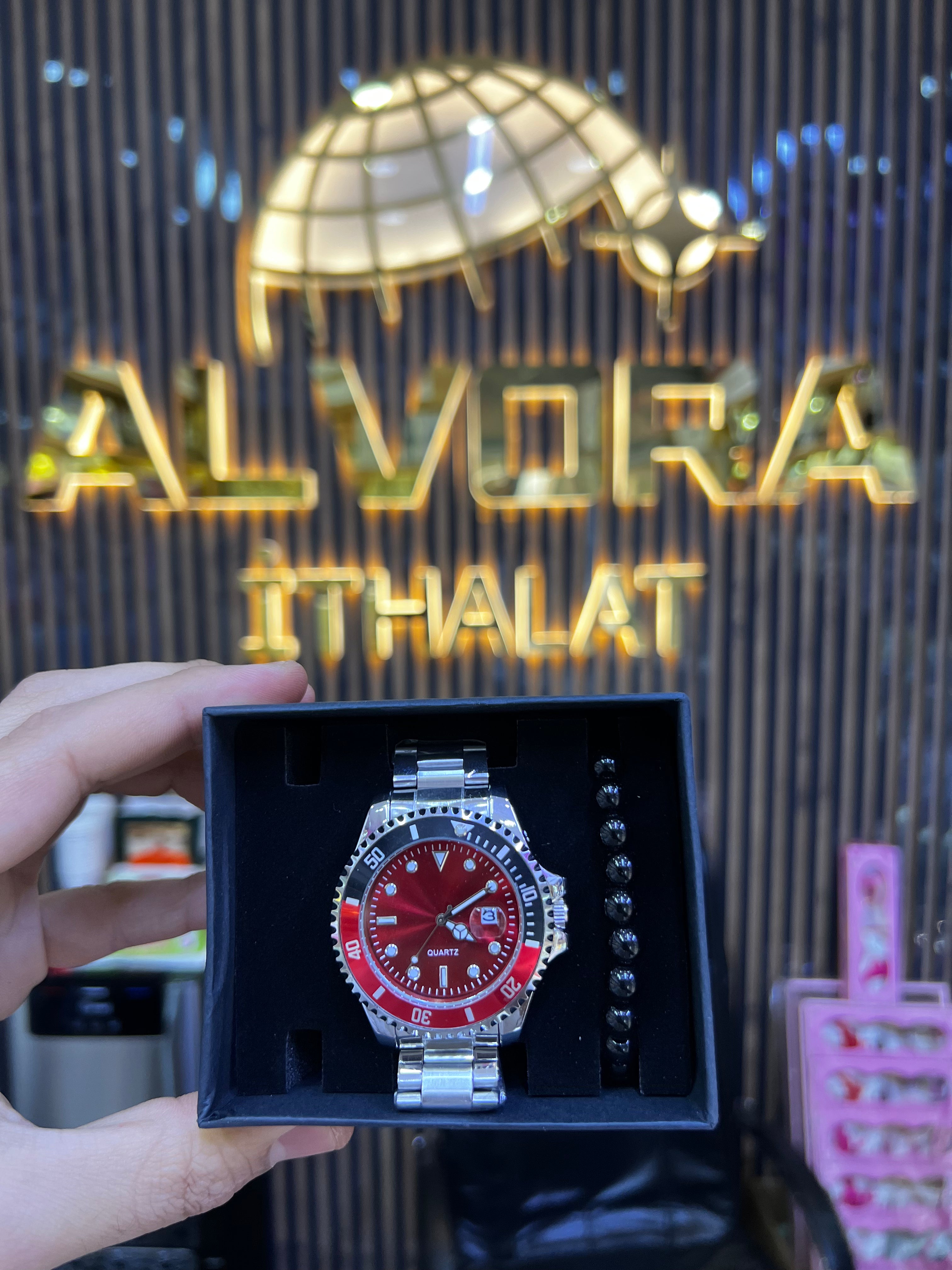 KOMBİN SET 2 PARÇA ÇELİK SAAT ALV-K 171