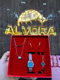 KOMBİN SET 5 PARÇA ÇELİK SAAT ALV-K 166
