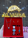 KOMBİN SET 5 PARÇA ÇELİK SAAT ALV-K 166