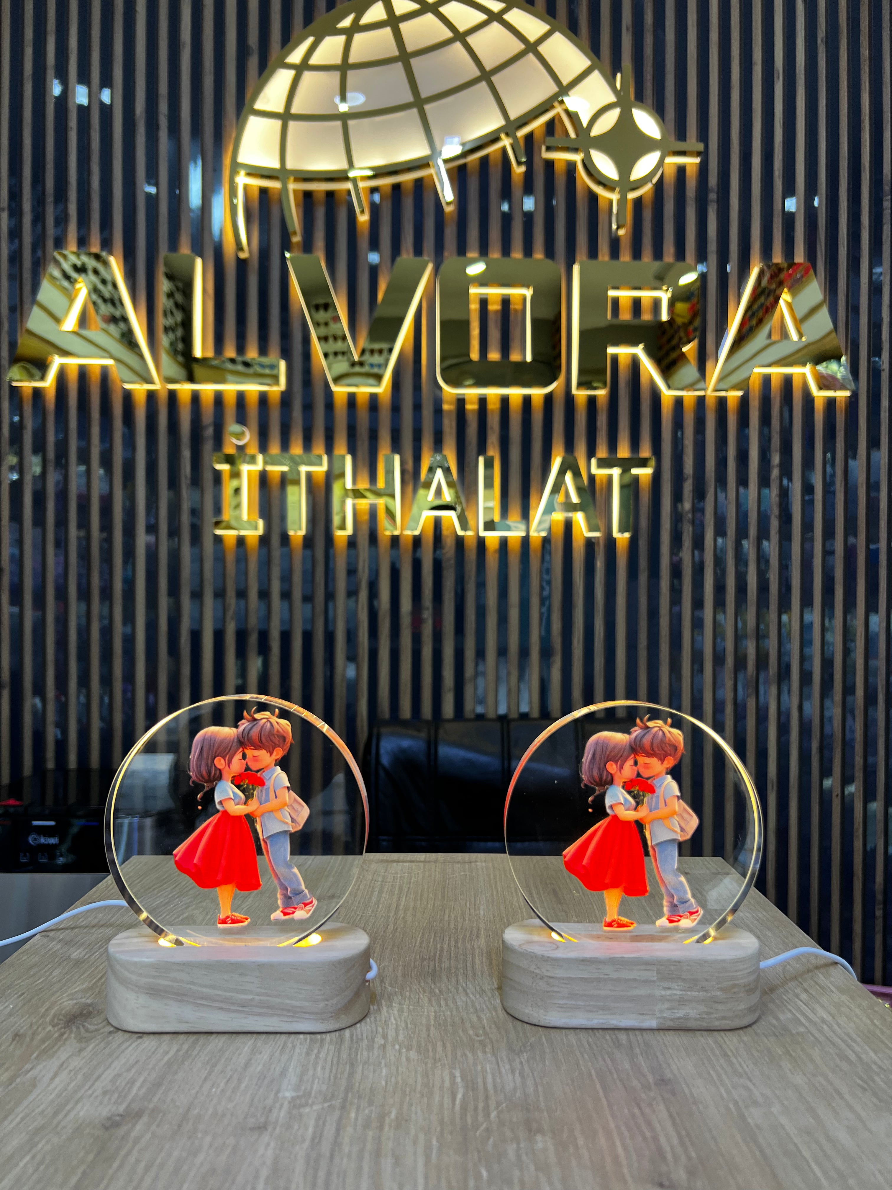 3D AKRİLİK SEVGİLİ LAMBA *60 ALV - 563