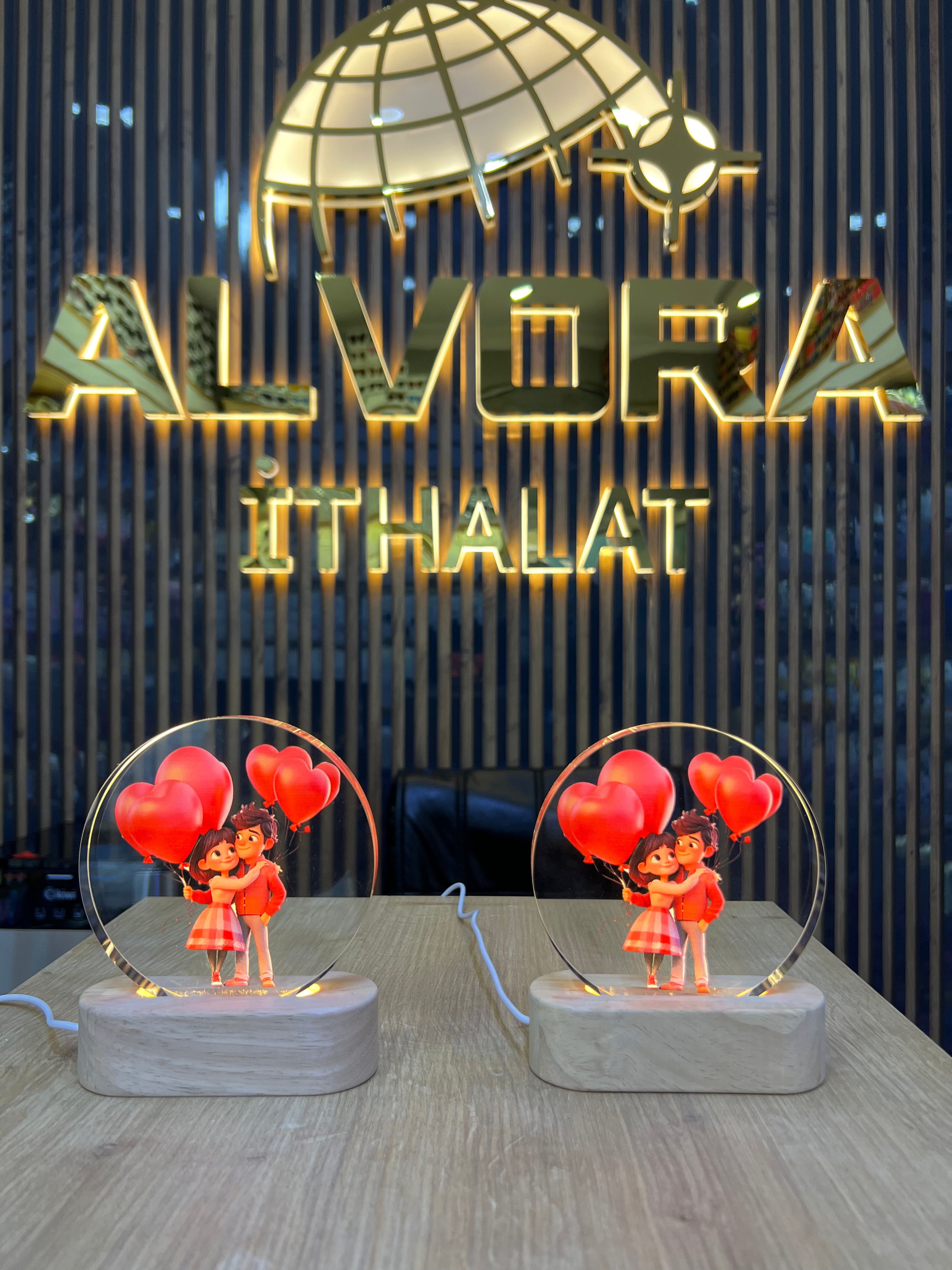 3D AKRİLİK SEVGİLİ LAMBA *60 ALV - 571