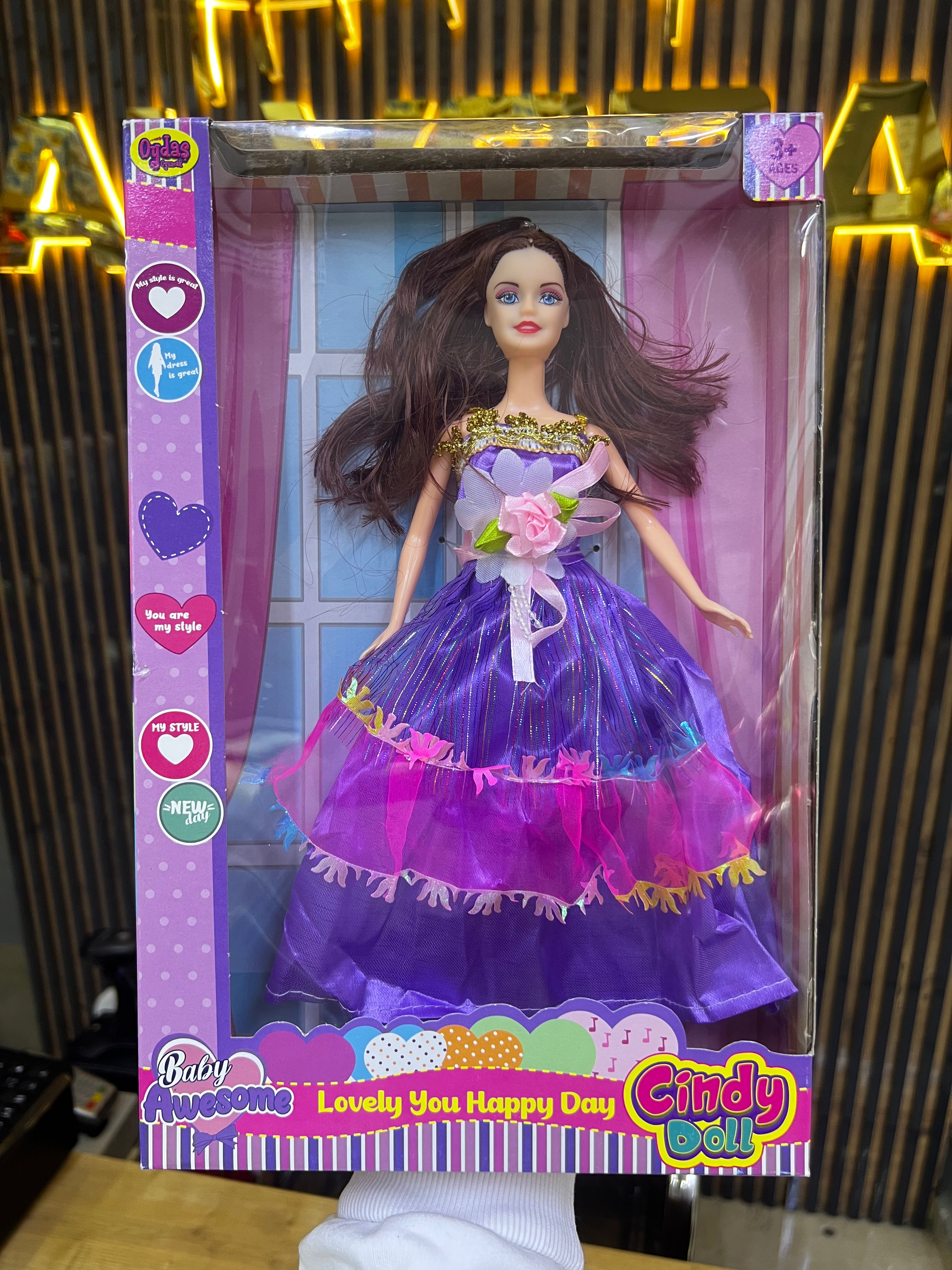 CİNDY DOLL FASHİON STYLE BEBEK ALV-02258