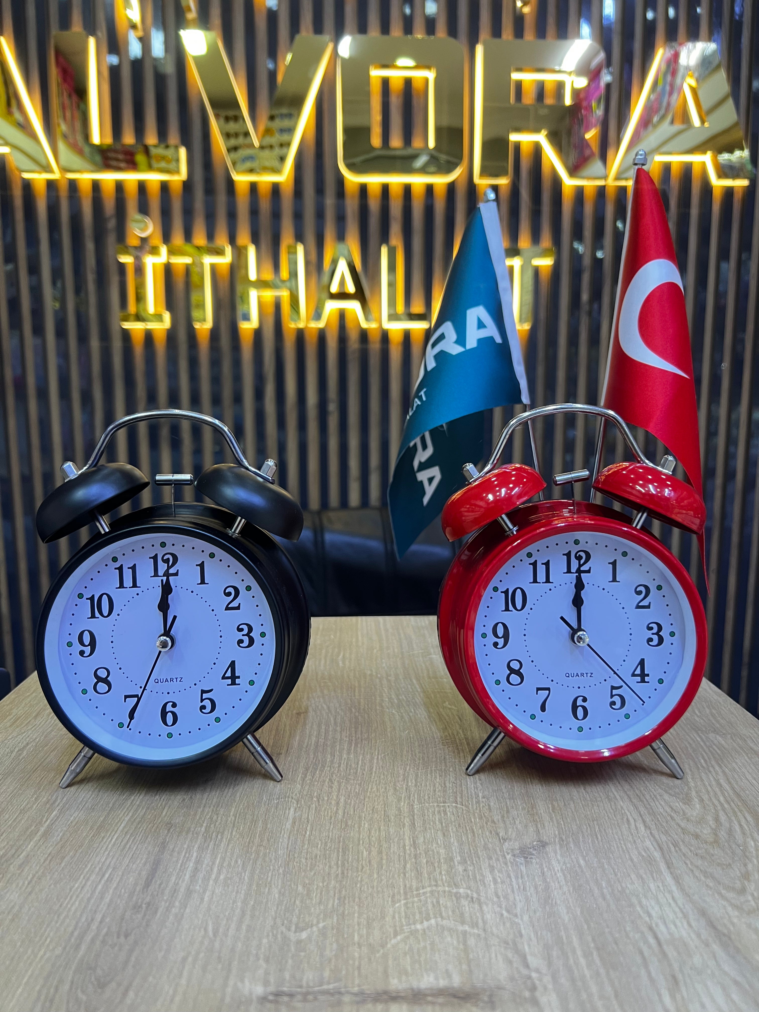 MASA SAATİ METAL BÜYÜK BOY *60 ALV - 180
