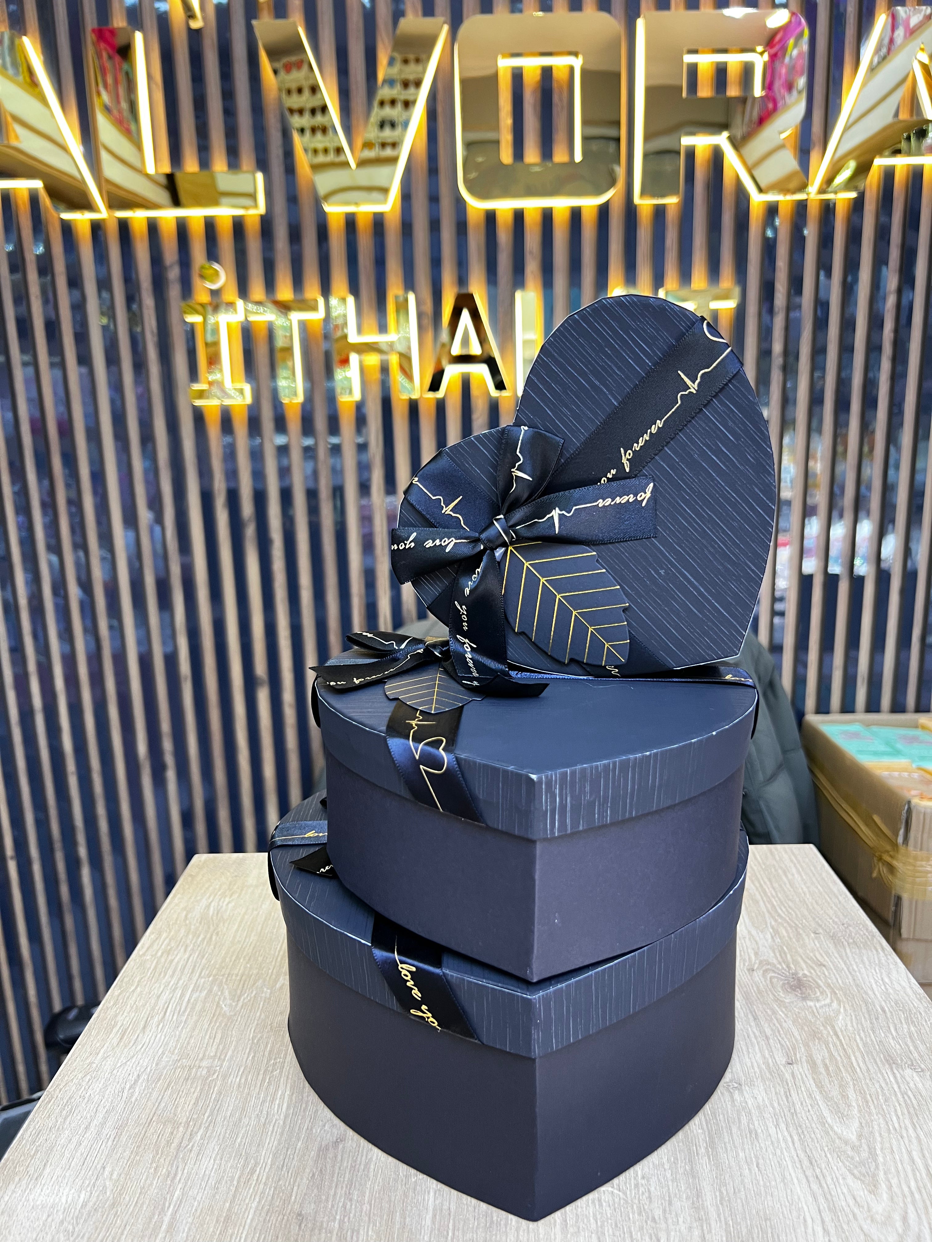 HEDİYELİK KUTU 3 LÜ KALPLİ *36 ALV - 193