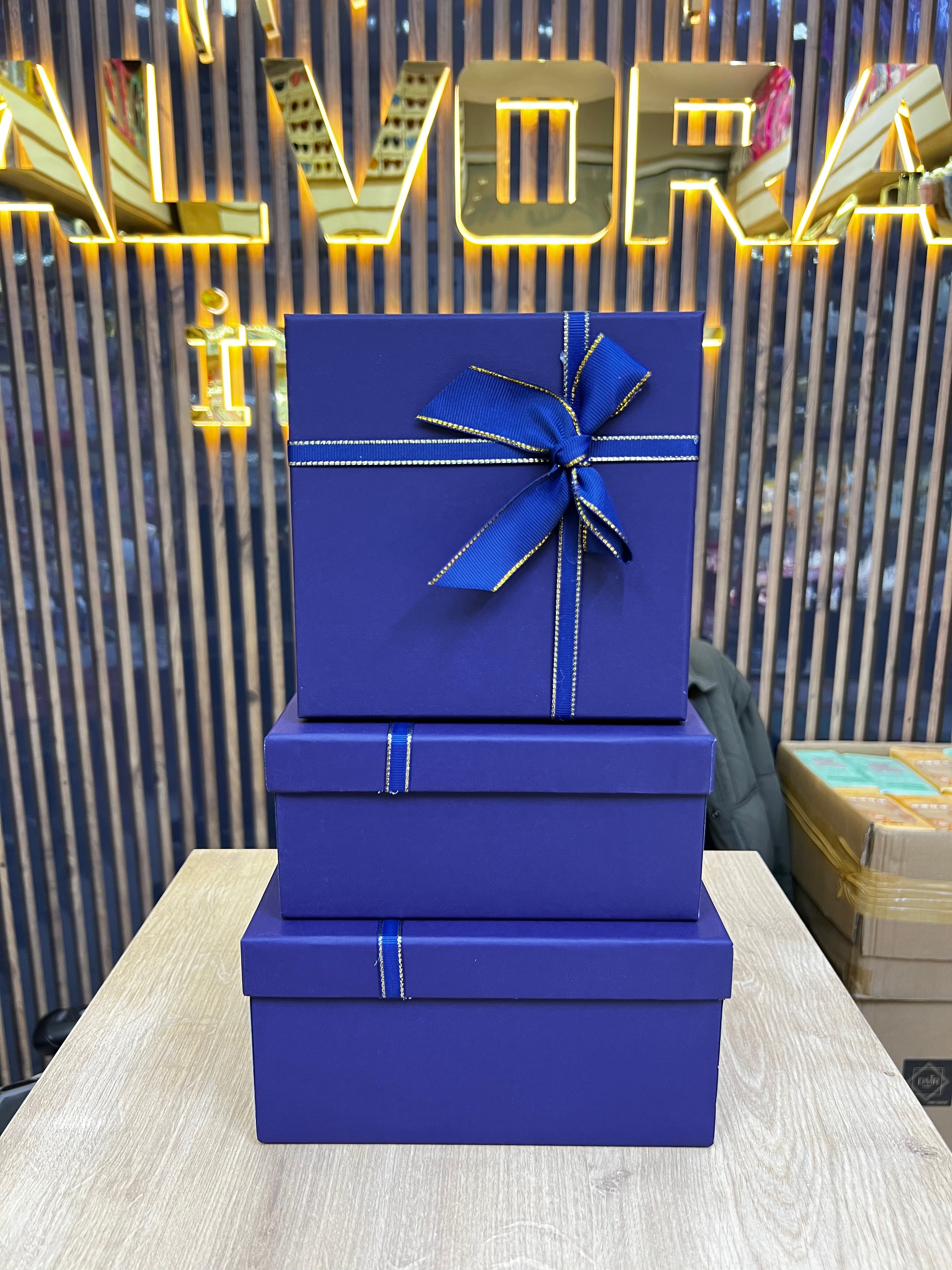 HEDİYELİK KUTU 3 LÜ KARE *36 ALV - 189