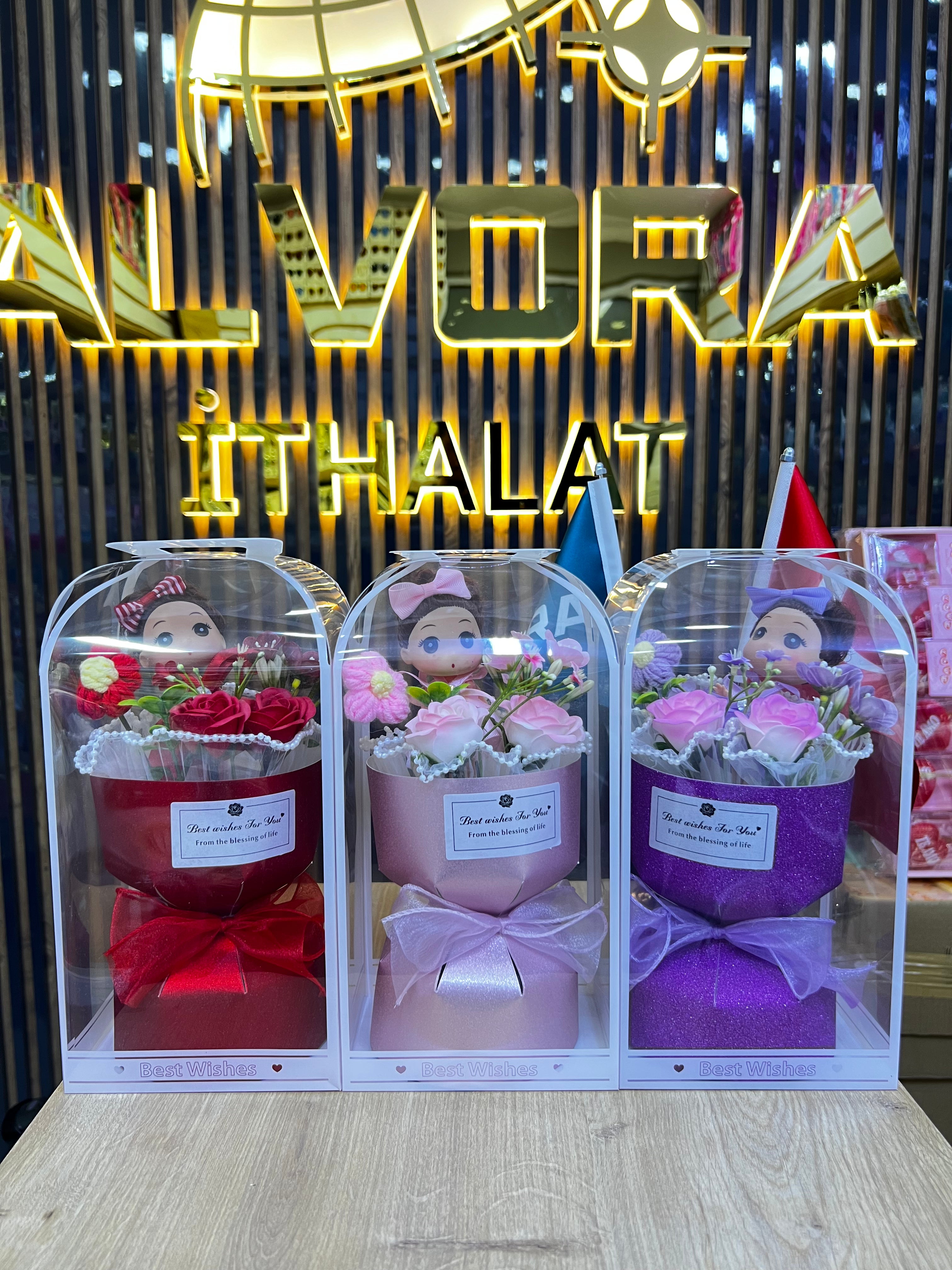 BEST 3 LÜ BUKET BEBEKLİ KUTULU İTHAL *64 ALV - 104