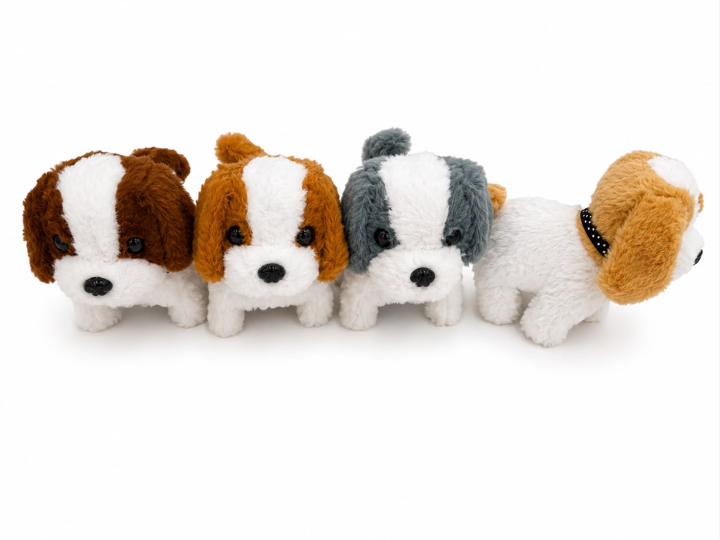SEVİMLİ KÖPEK PELUŞ DOKULU PİLLİ *140 ALV-10