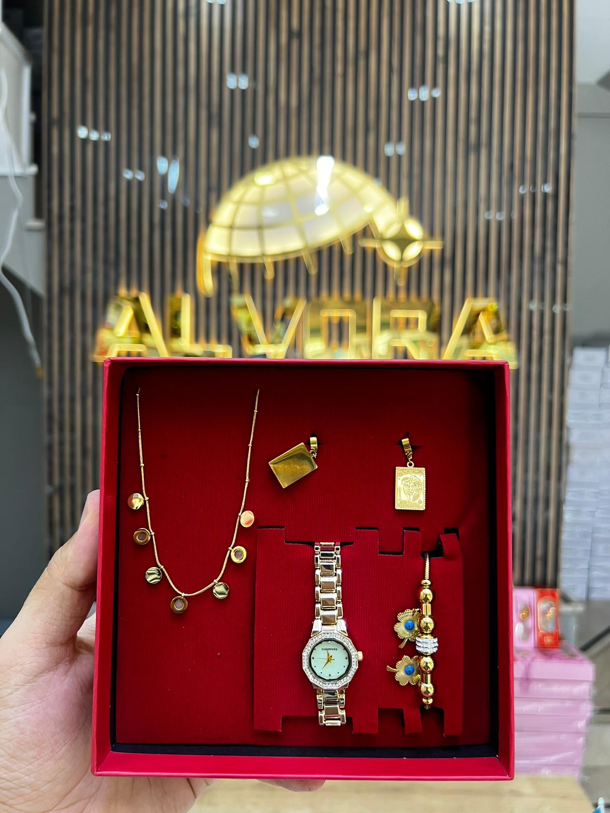 KOMBİN SET 5 PARÇA FULL ÇELİK SET ALV-K 174