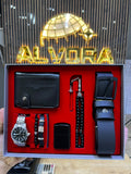 KOMBİN SET 7 PARÇA ÇELİK SAAT ALV-K 162