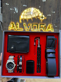 KOMBİN SET 7 PARÇA ÇELİK SAAT ALV-K 162