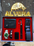 KOMBİN SET 7 PARÇA ÇELİK SAAT ALV-K 162