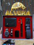 KOMBİN SET 7 PARÇA ÇELİK SAAT ALV-K 162