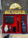 KOMBİN SET 7 PARÇA ÇELİK SAAT ALV-K 162