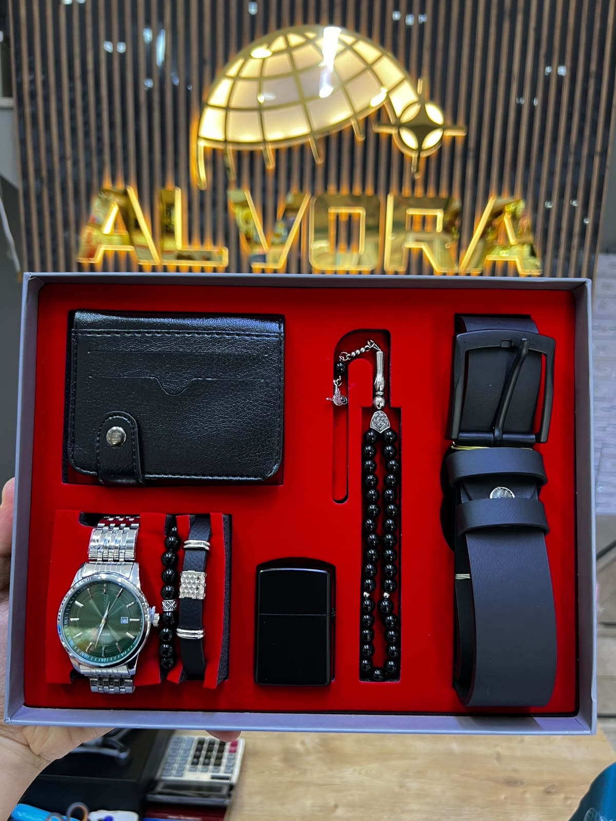 KOMBİN SET 7 PARÇA ÇELİK SAAT ALV-K 162
