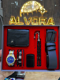 KOMBİN SET 7 PARÇA ÇELİK SAAT ALV-K 162