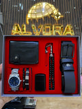 KOMBİN SET 7 PARÇA ÇELİK SAAT ALV-K 162