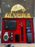 KOMBİN SET 7 PARÇA ÇELİK SAAT ALV-K 162