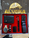 KOMBİN SET 7 PARÇA ÇELİK SAAT ALV-K 162