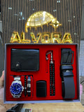 KOMBİN SET 7 PARÇA ÇELİK SAAT ALV-K 162
