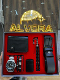KOMBİN SET 7 PARÇA ÇELİK SAAT ALV-K 162