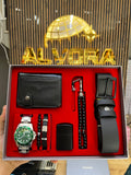 KOMBİN SET 7 PARÇA ÇELİK SAAT ALV-K 162