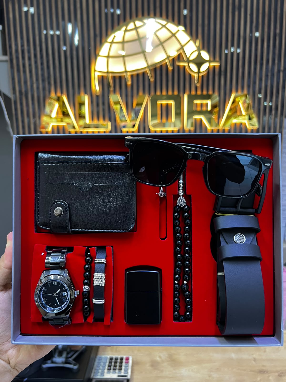 KOMBİN SET 8 PARÇA ÇELİK SAAT ALV-K 175