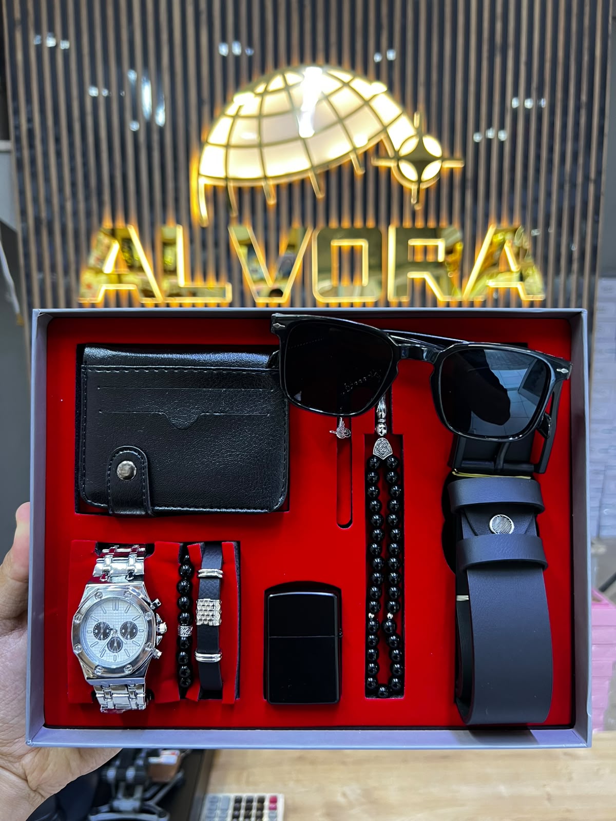 KOMBİN SET 8 PARÇA ÇELİK SAAT ALV-K 175