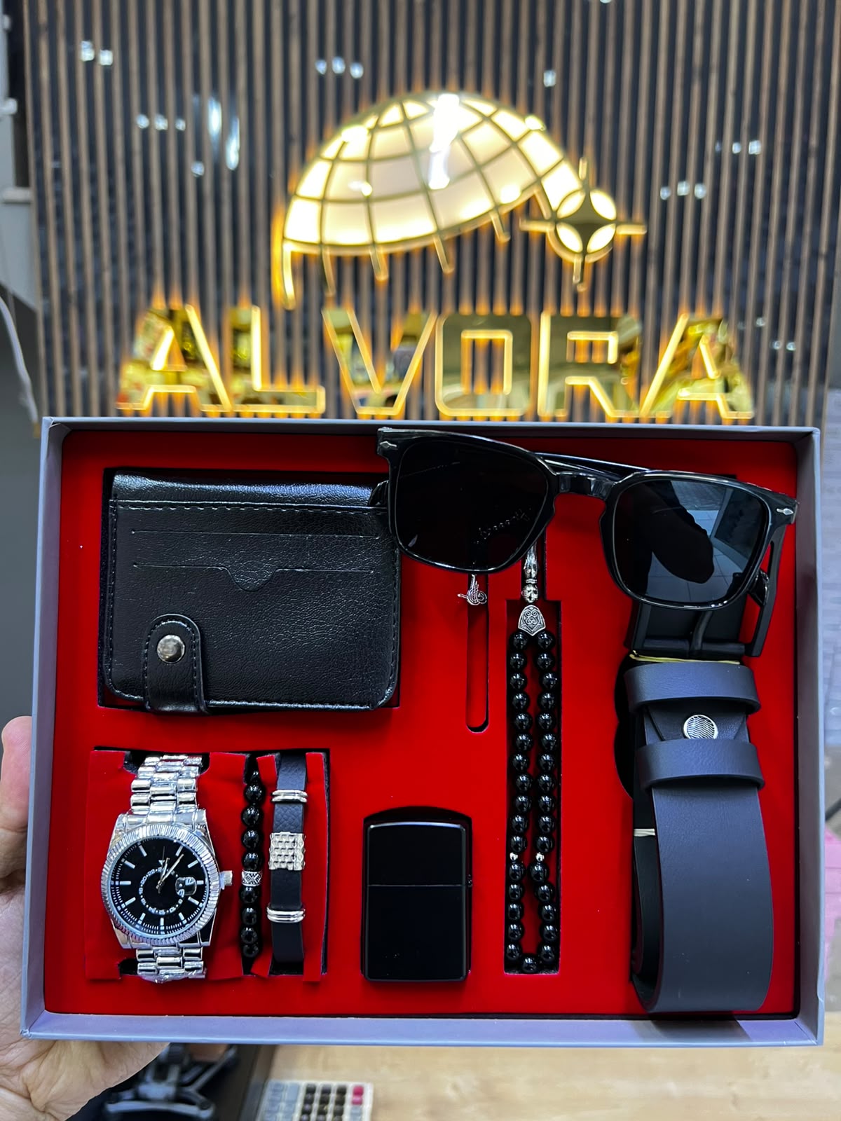 KOMBİN SET 8 PARÇA ÇELİK SAAT ALV-K 175