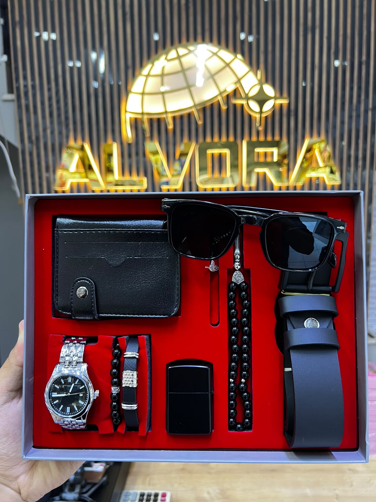 KOMBİN SET 8 PARÇA ÇELİK SAAT ALV-K 175
