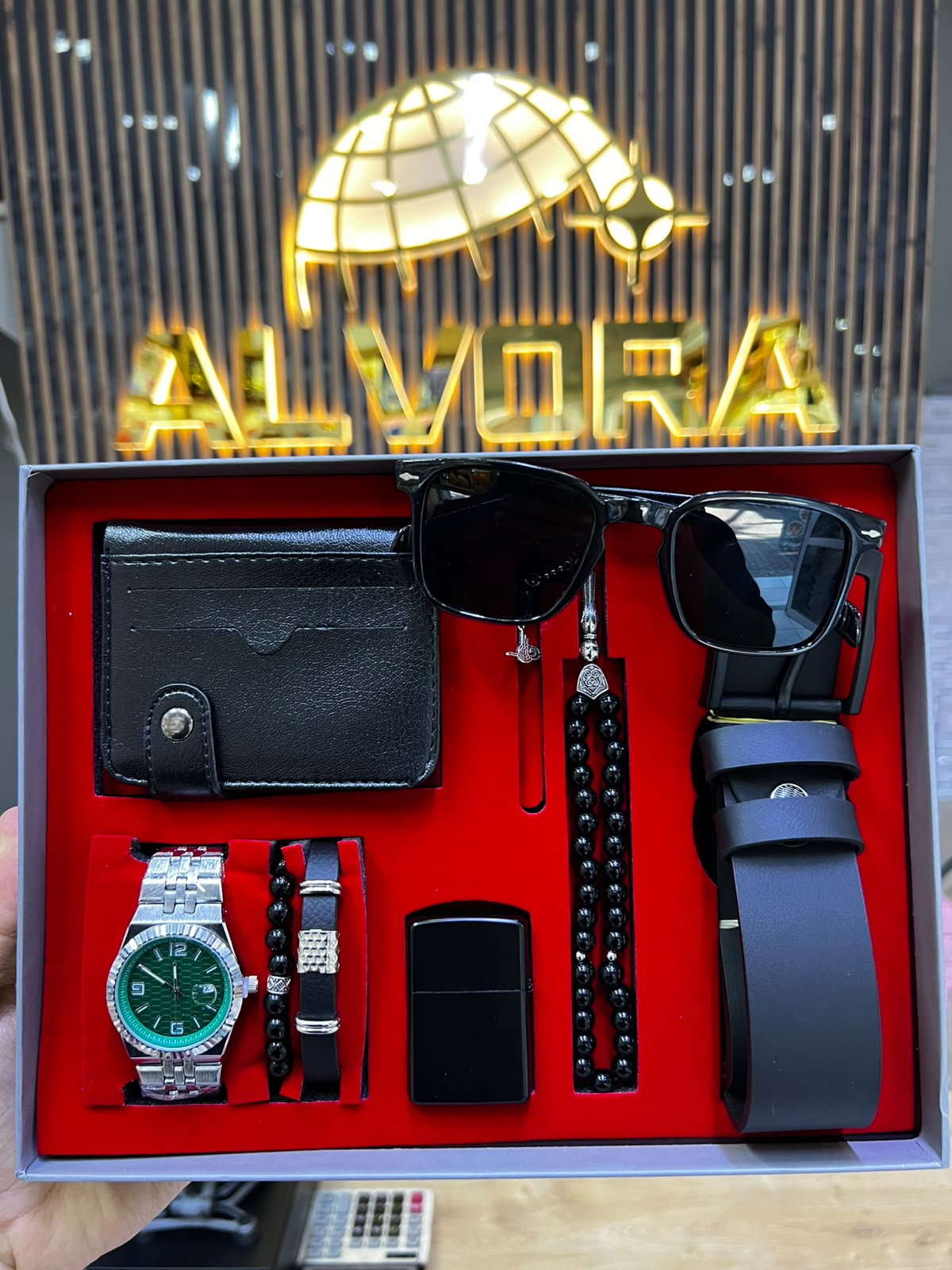 KOMBİN SET 8 PARÇA ÇELİK SAAT ALV-K 175