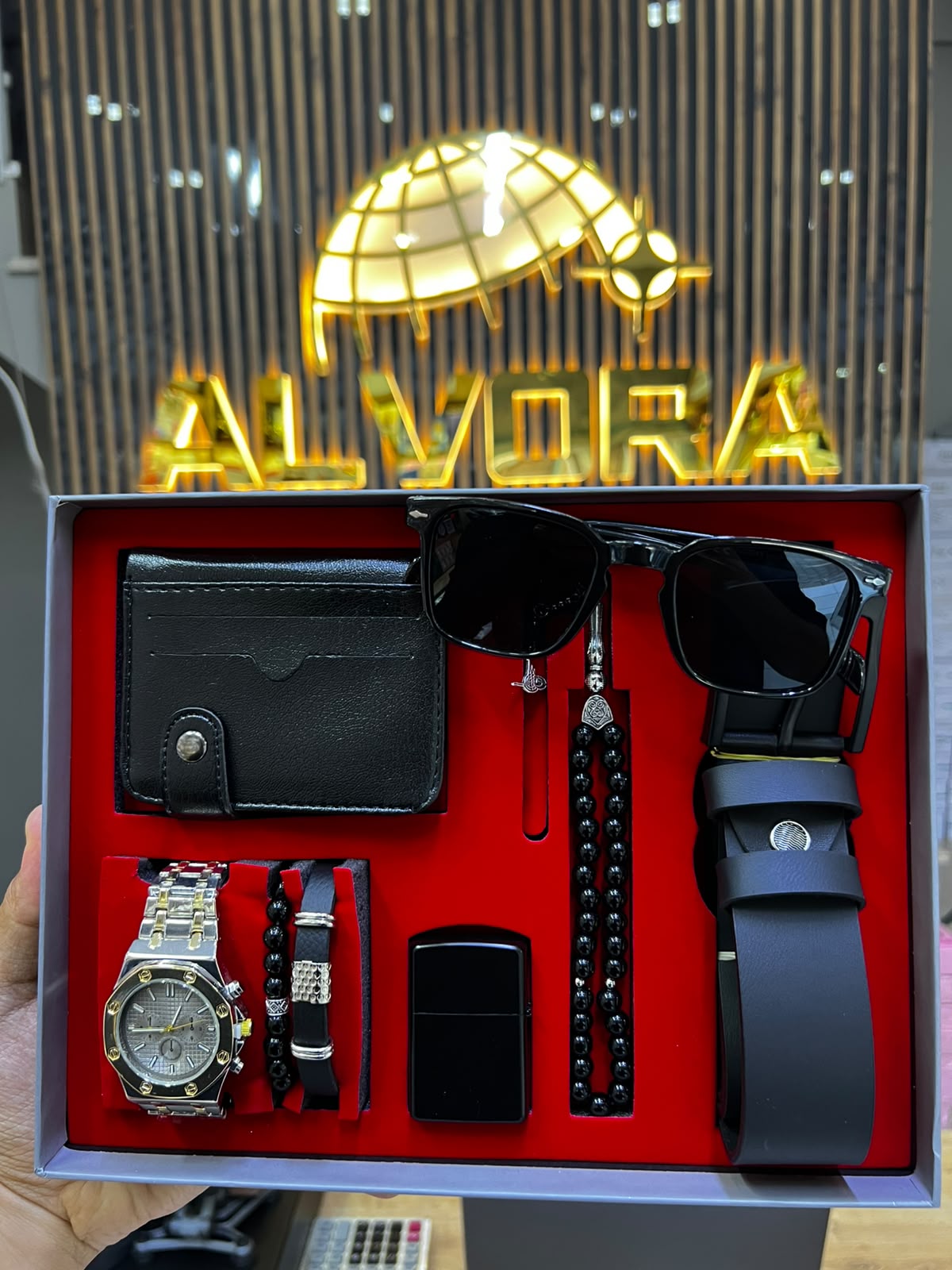 KOMBİN SET 8 PARÇA ÇELİK SAAT ALV-K 175